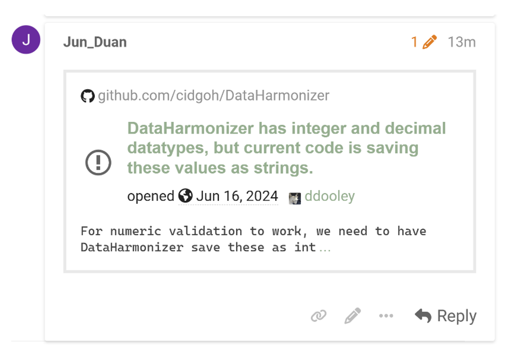 github cite an issue screenshot